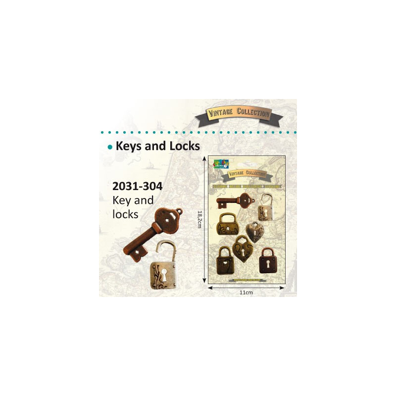 Vintage keys & locks - Vintage Collection.