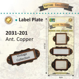 Vintage label plates - Vintage Collection