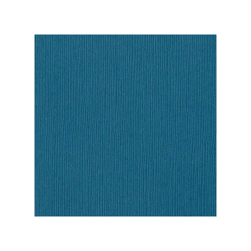 Cartulina básica texturizada Bazzill canvas - blue calypso.