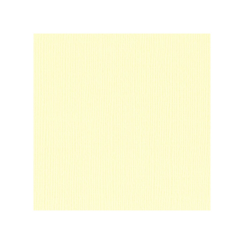 Cartulina básica texturizada Bazzill canvas - butter cream.