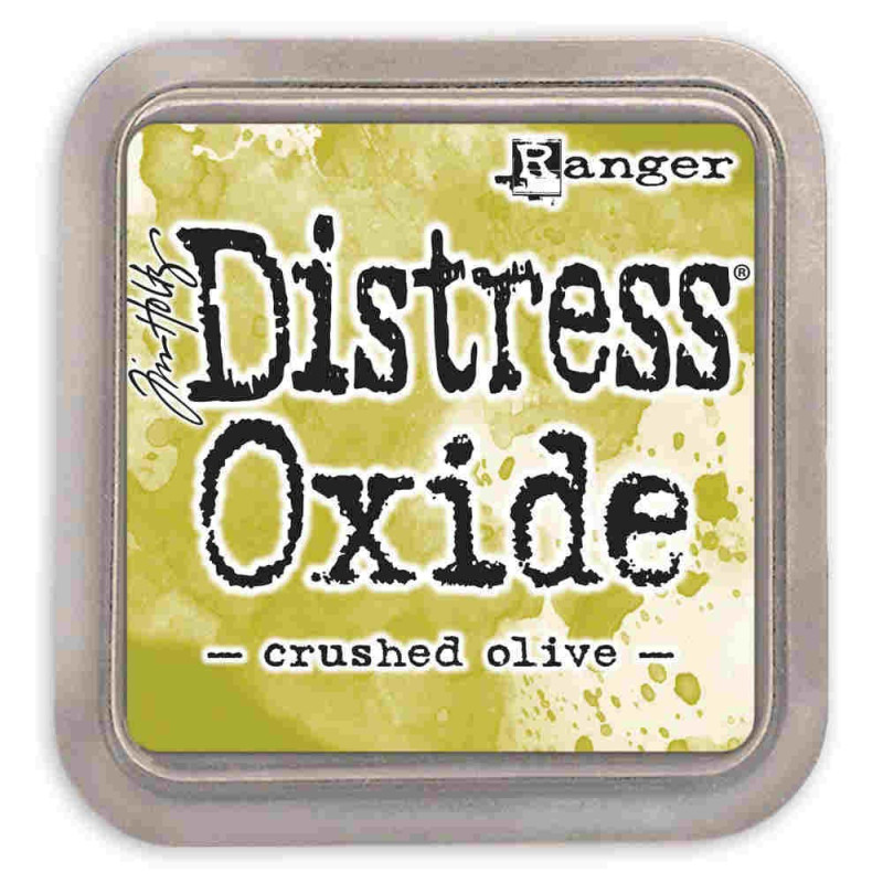 Tinta Distress Oxide Tim Holtz - crushed olive.