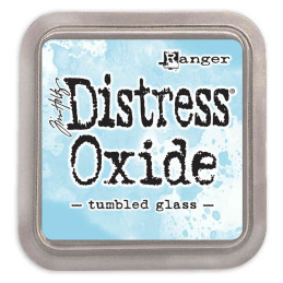 Tinta Distress Oxide Tim Holtz - tumbled glass.