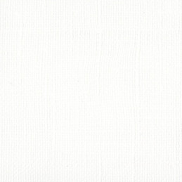 Cartulina básica texturizada Bazzill canvas - White.
