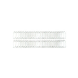 Wire-0 de 1-1/4" - Espirales 3.10 cm. Blancas Kit de 2