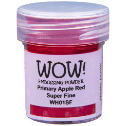 Polvos embossing WOW - PRIMARY APPLE RED Super fine