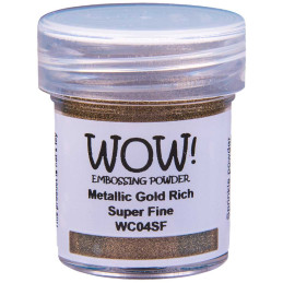 Polvos embossing WOW - GOLD RICH Super fine