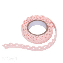 Cinta adhesiva de algodón color rosa DP Craft