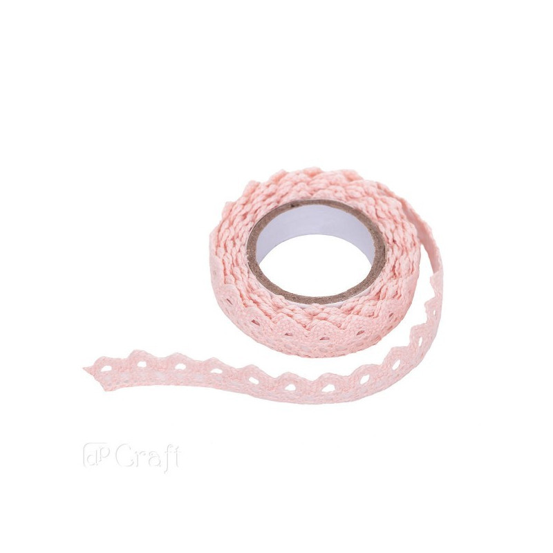 Cinta adhesiva de algodón color rosa DP Craft