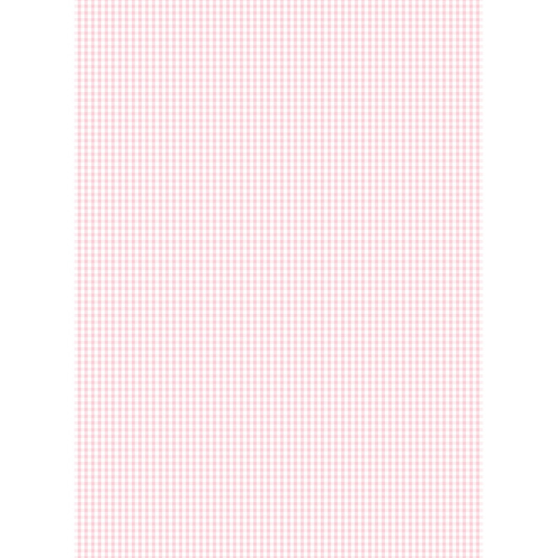 Papel Cartonaje mini vichy rosa bebe 32 x 48.3 cm. Papers For You