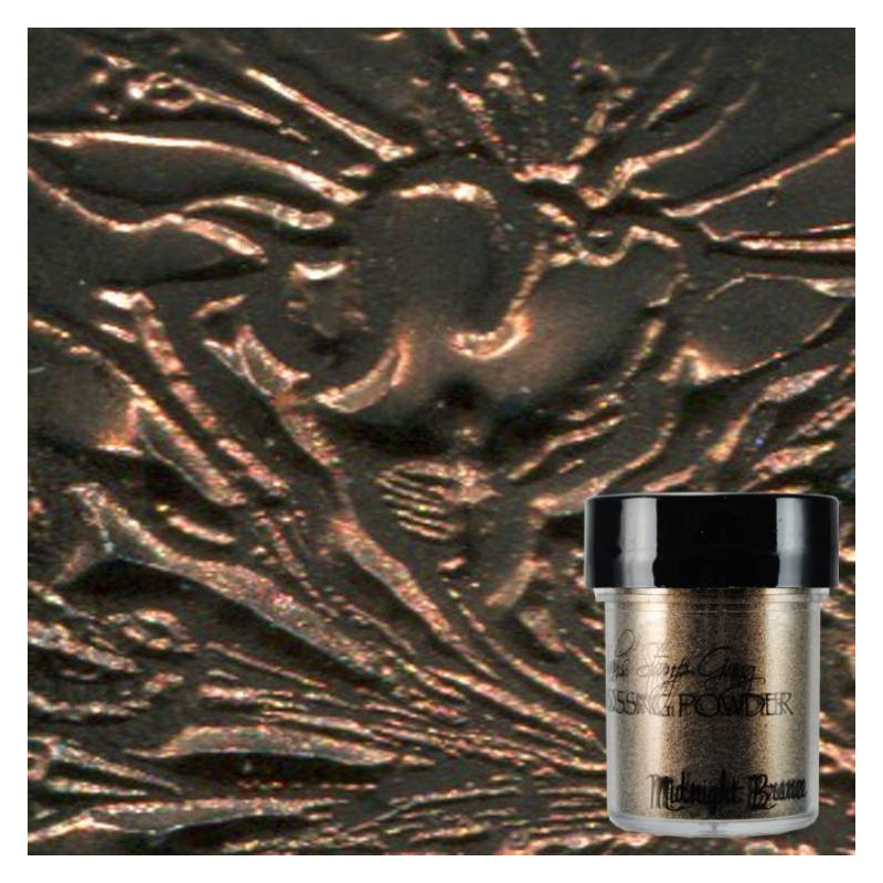Polvos embossing Lindy's Stamp - Midnight Bronze Obsidian