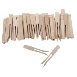 Woodsies No Roll Clothespins