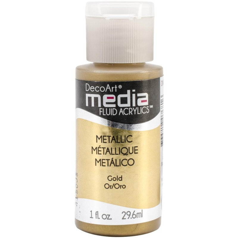 Decoart Media Fluid Acrylic Paint - Gold