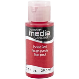 Decoart Media Fluid Acrylic Paint - Pyrrole Red