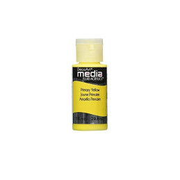 Decoart Media Fluid Acrylic Paint - Primary Yellow