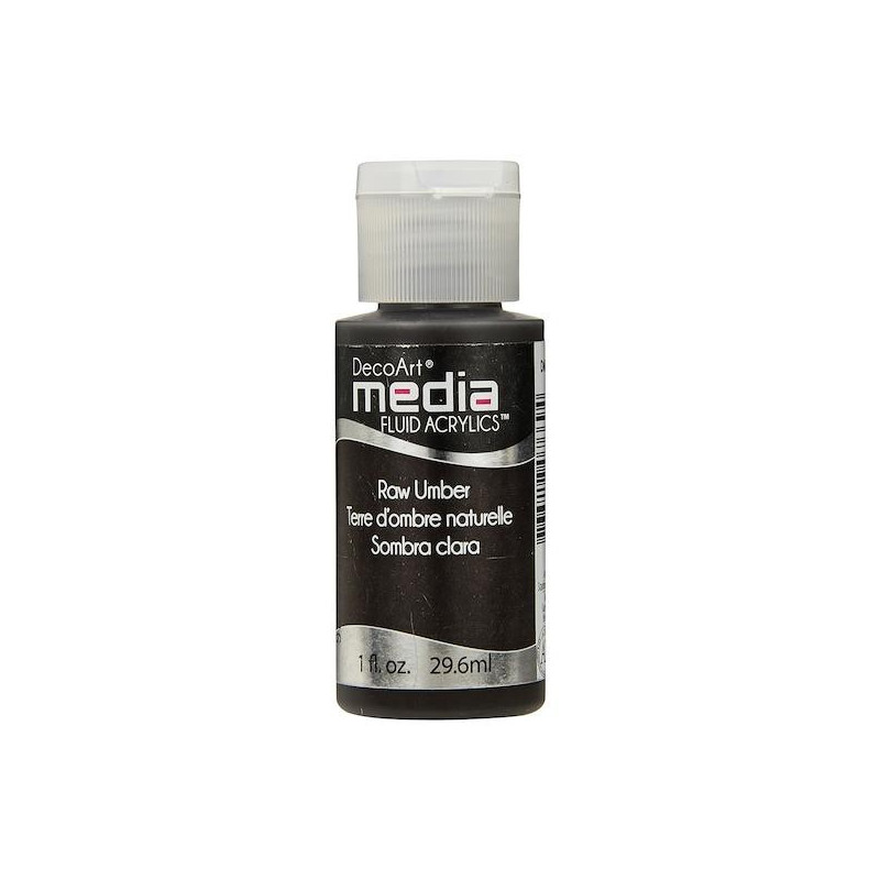 Decoart Media Fluid Acrylic Paint - Raw Umber