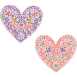 Set 10 troqueles THINLITS Sizzix - Lace heart by Katelyn Lizardi
