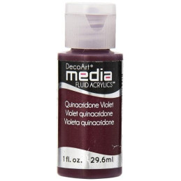 Decoart Media Fluid Acrylic Paint - Quinacridone Violet