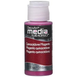 Decoart Media Fluid Acrylic Paint - Quinacridone Magenta