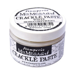 Crackle Paste blanco monocomponent 150 ml. Stamperia