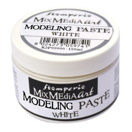 Pasta de modelar blanca Mix Media Art Stamperia