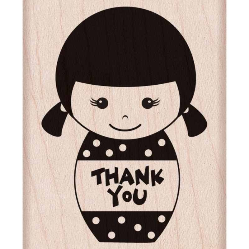 Hero Arts Mounted Rubber Stamps - Thank You Girl