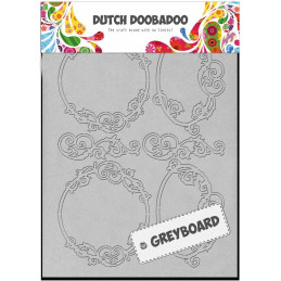 Chipboard Dutch Doobadoo A5 Art Frames Round