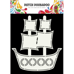 Dutch Doobadoo Card Art A5 - Pirate Ship