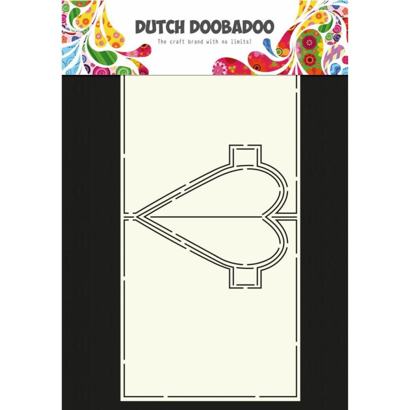 Dutch Doobadoo Card Art A4 - Heart Pop Up