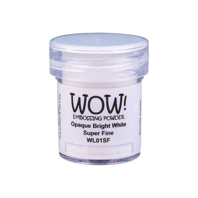 Polvos embossing WOW - OPAQUE BRIGHT WHITE SUPER FINE