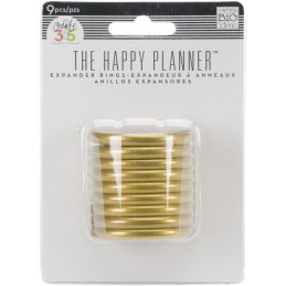 Happy Planner Anillas color oro - 1,75"