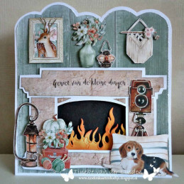 Dutch Doobadoo Card Art Fireplace