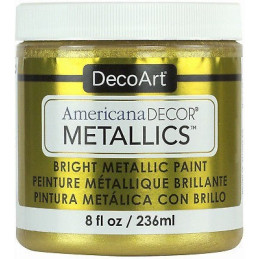 Pintura Americana Bright Metallic Oro 24K - 236 ml.