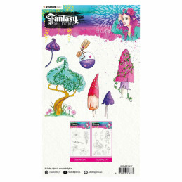 Kit de sellos acrílicos Fantasy collection 3.0 nº 477 - Studio Light