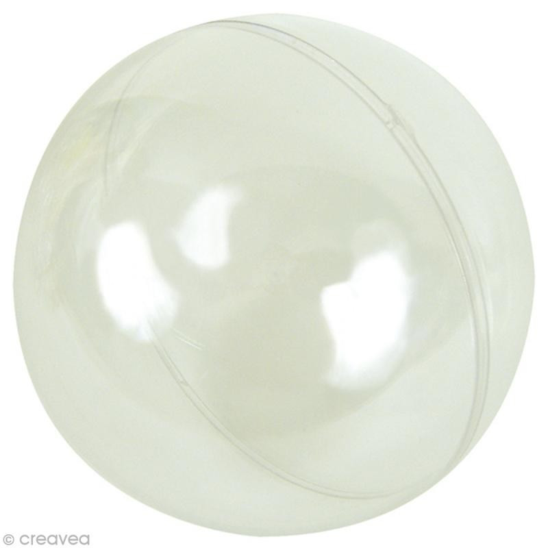Bola de plástico de 8 mm. Transparente