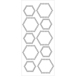 PRIMA MARKETING-Say It In Crystals Adhesive Gemstone. Hexagon