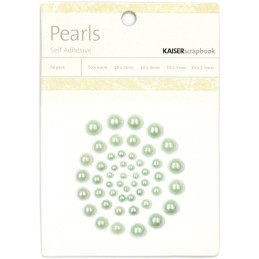 KAISERCRAFT-Self-Adhesive Pearls. Ice Green
