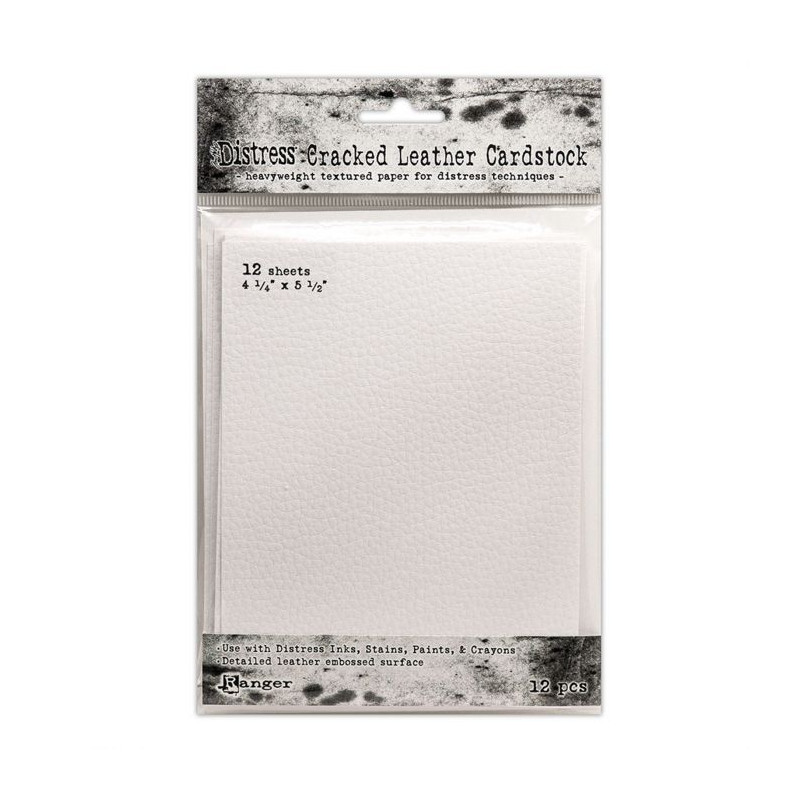 Kit de cartulinas Distress Cracked Leather by Tim Holtz
