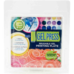 Gel Press Gel Plate 15 x 15 cm.