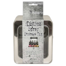 Caja de metal para guardar tintas Distress Spray