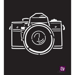 Prima Designer Stencil 6"X6" - Camera