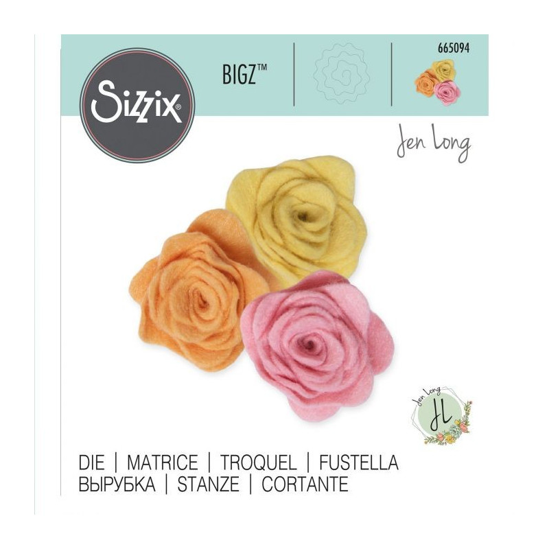 Troquel Sizzix BIGZ 3D Rose