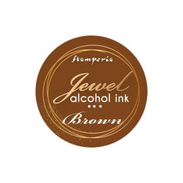 Jewel Alcohol Ink Stamperia - Brown