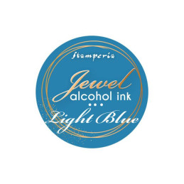 Jewel Alcohol Ink Stamperia - Light Blue