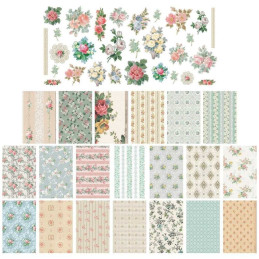 Idea-ology Tim Holtz Scraps Wallpaper Kit de papeles