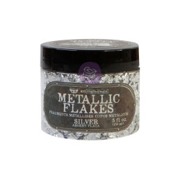 Finnabair Art Ingredients Metal Flakes 150ml. Silver