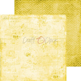 Craft O'Clock Kit de papeles "Yellow Mood" 20 x 20 cm.