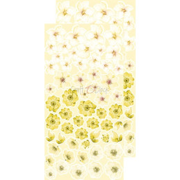 Craft O'Clock Kit de papeles recortables "Yellow Flowers" 15.5 x 30.5 cm.