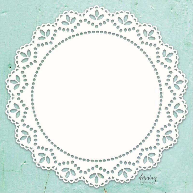 Mintay Papers Chipboard - Doily