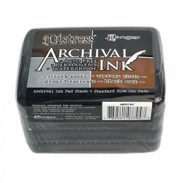 Kit de 4 tintas Archival colores Distress