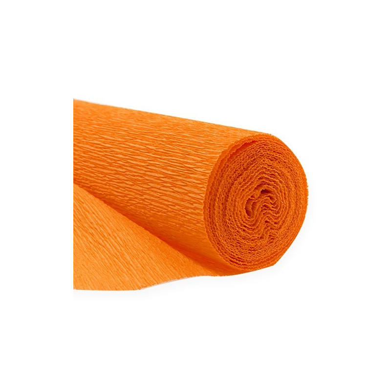 Papel Crepé - Pinocho. Color Naranja